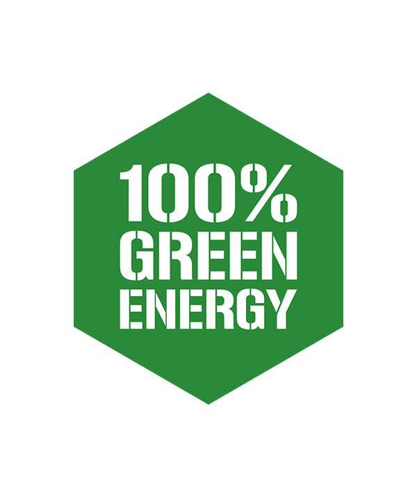 100% green energy Beyond Data center